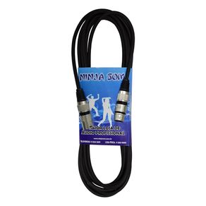 Ninja Som - Cabo Balanceado XLR/XLR 1Mt