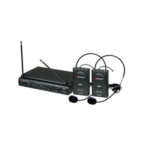 Karsect - Microfone Sem Fio Duplo Headset KRU302