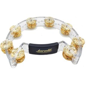 Pandeirola Meia Lua Cristal Platinelas Ouro TP-321 - Torelli