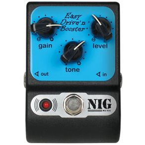 NIG - Pedal de Efeito Para Guitarra Ped Easy Drive N Booster