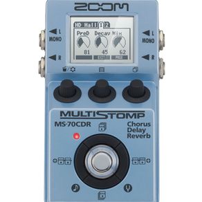 Zoom - Pedal Multi Efeitos Stompbox MS70CDR
