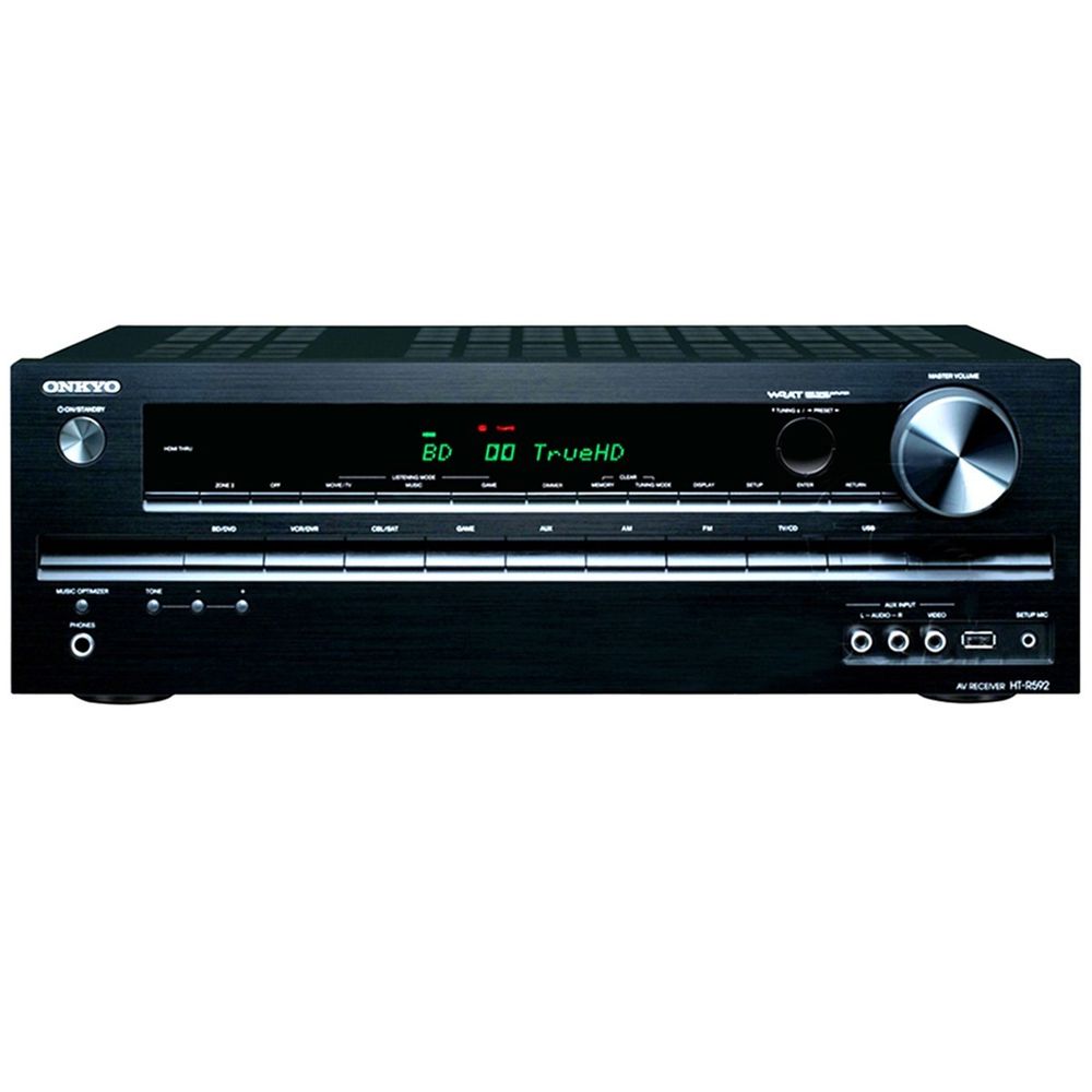 Onkyo Receiver AV 7.1 Canais Zona 2 HT R592 Best Áudio ONKYO