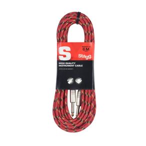 Stagg - Cabo De Instrumento Conector P10/P10 SGC6VT RD