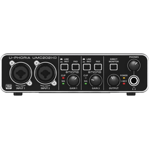 Behringer---Interface-de-Audio-USB-2-0-UPhoria-UMC202HD