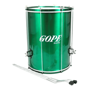 Surdo-Aluminio-Com-Tripe-60X18-Animal-Selfie-Verde-BAL6018PESV---Gope