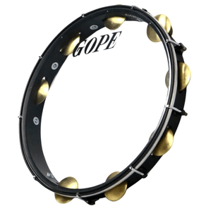 Pandeiro-Super-Leve-13-9-Afinacoes-Preto-e-Preto-Cristal-648SLPP---Gope