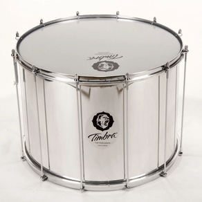 Surdo-Aluminio-Profissional-Axe-22X40-Cromado-Pele-Napa-8248---Timbra