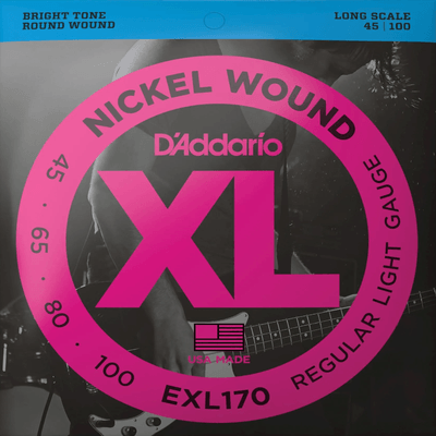 Encordoamento-Baixo-4-Cordas-.045-.100-XL-Nickel-EXL170---D-Addario